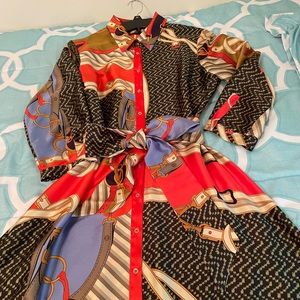 Zara Multi-Color Long Dress